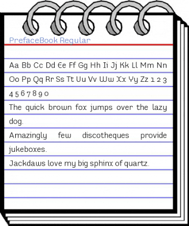 PrefaceBook Regular Font