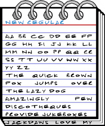 New Regular Font