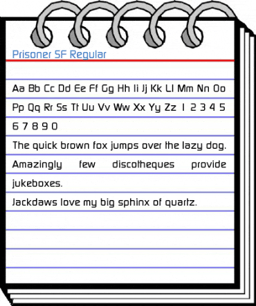 Prisoner SF Regular Font