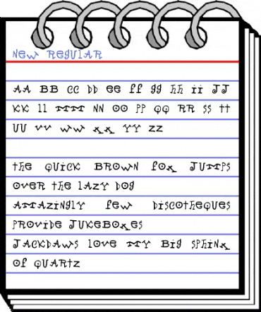 New Regular Font