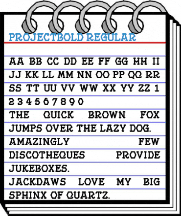 ProjectBold Regular Font