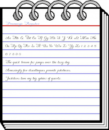 Promocyja Regular Font