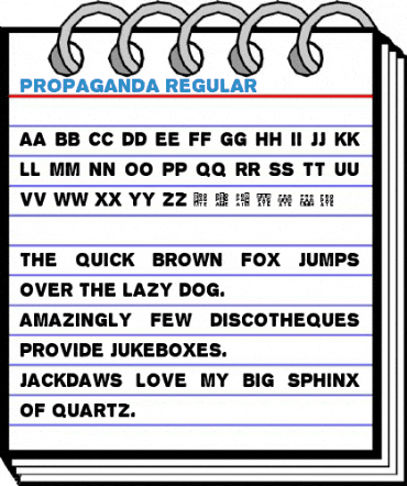 Propaganda Regular Font