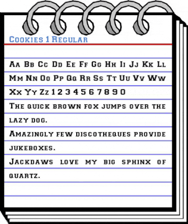 Cookies 1 Regular Font