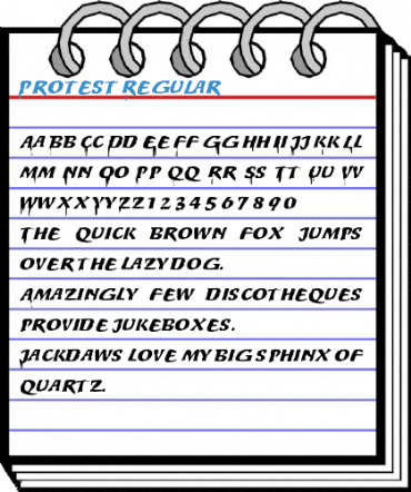 Protest Regular Font