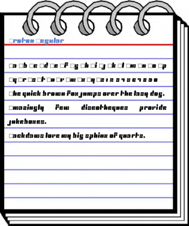 Proton Regular Font
