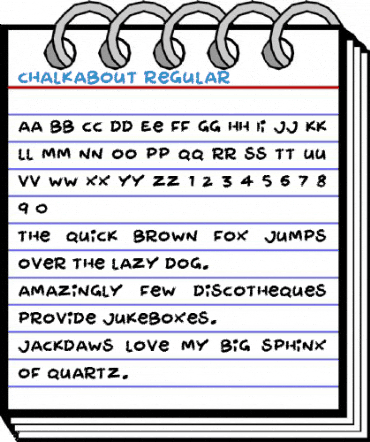 Chalkabout Regular Font