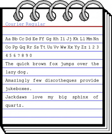 Courier Regular Font