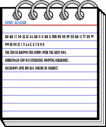 AnnaC Regular Font