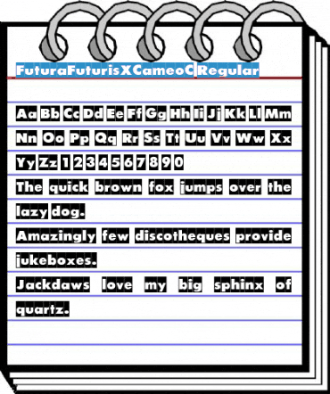 FuturaFuturisXCameoC Regular Font