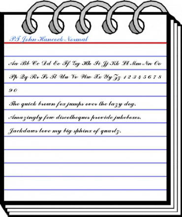 PT John Hancock Normal Font