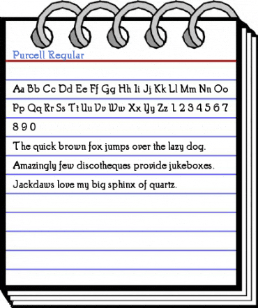 Purcell Regular Font