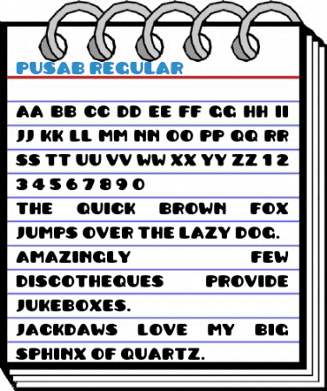 Pusab Font