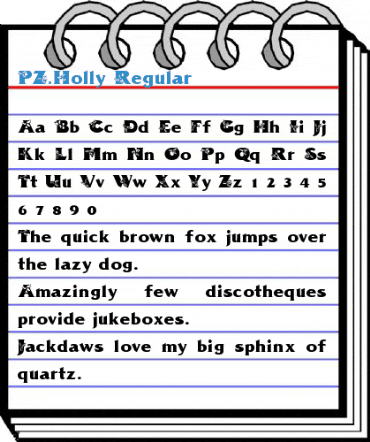 PZ.Holly Regular Font