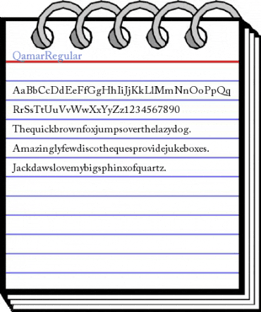 Qamar Regular Font
