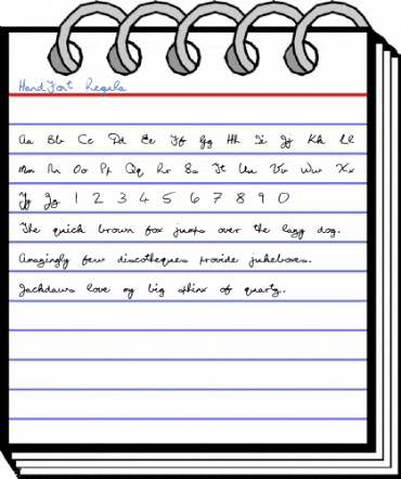 HandFont Regula Font