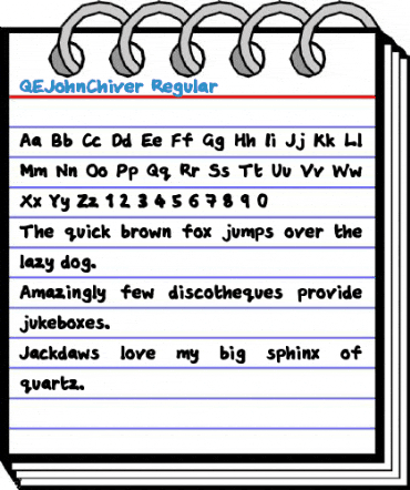QEJohnChiver Regular Font