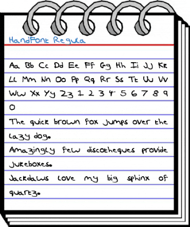HandFont Regula Font
