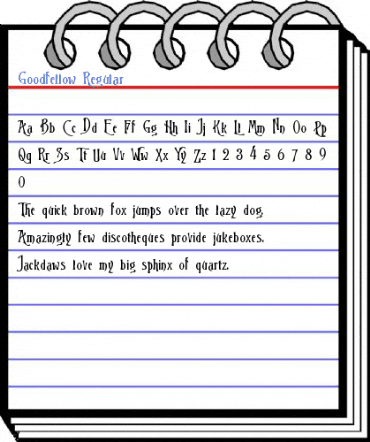 Goodfellow Regular Font
