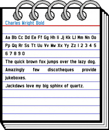 Charles Wright Bold Font