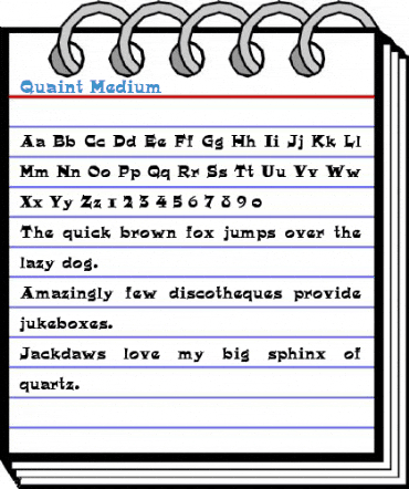 Quaint Medium Font