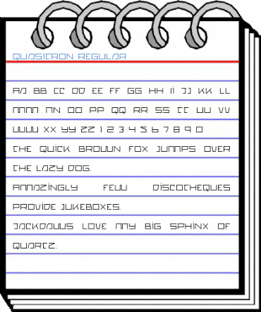 Quasitron Regular Font
