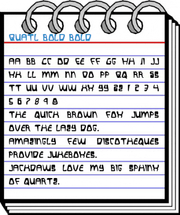 Quatl Bold Bold Font