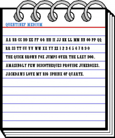 QuentinEF Medium Font