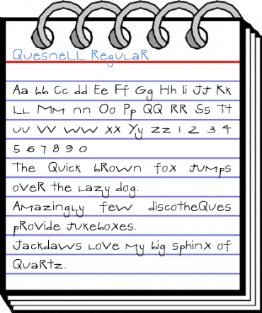 QUesneLL Regular Font