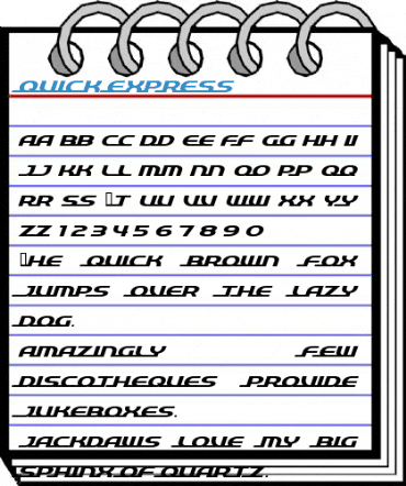 quick express Font