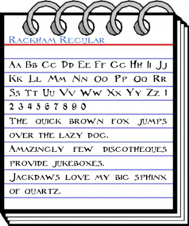 Rackham Regular Font
