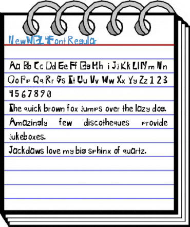 NewWGL4Font Regular Font