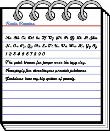 Radio Regular Font