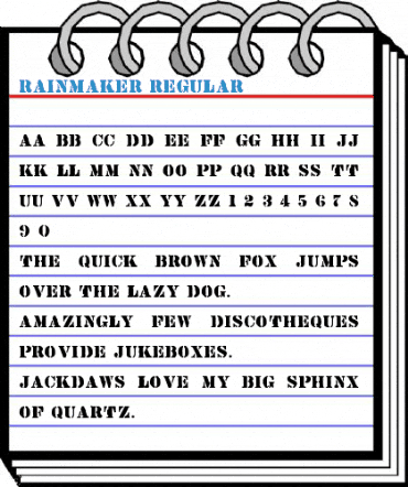 Rainmaker Regular Font