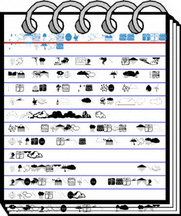 RainmansWeatherreport Regular Font