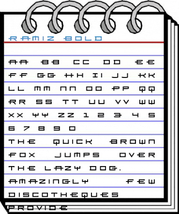 Ramiz Bold Font
