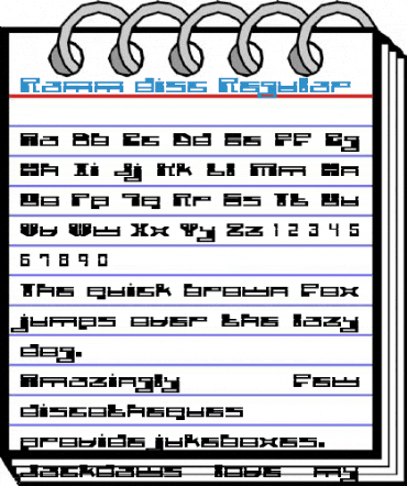 Ramm disc Regular Font