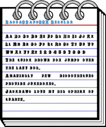 RascaSCapsSSK Regular Font