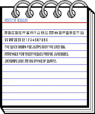 Rasputin Regular Font