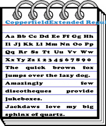 CopperfieldExtended Font