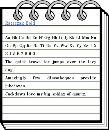 Rataczak Font