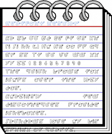ReafFont Regular Font