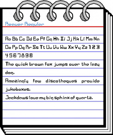 Reaver Regular Font