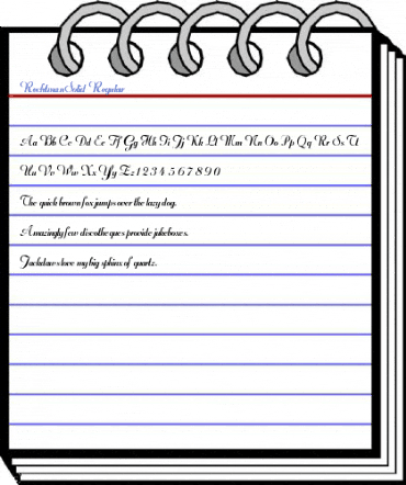 RechtmanSolid Regular Font