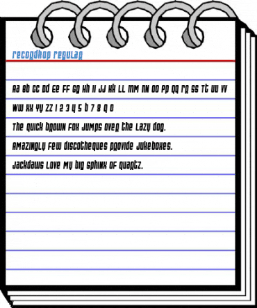 Recordhop Regular Font