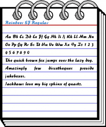 Reindeer SF Regular Font