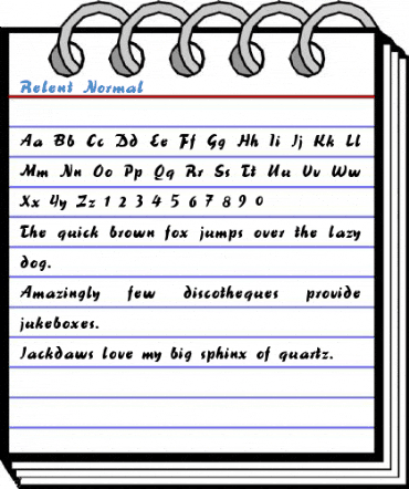 Relent Normal Font
