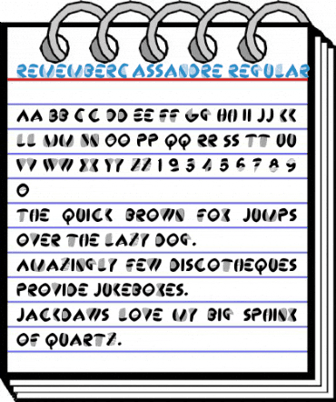 RememberCassandre Regular Font