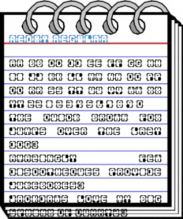 REOXY Regular Font