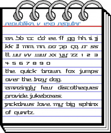 Republika V Exp Regular Font